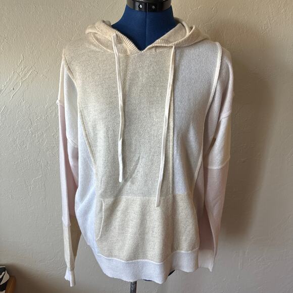NWT Johnny Was Cashmere Patchwork Hoodie Size M - Picture 1 of 4